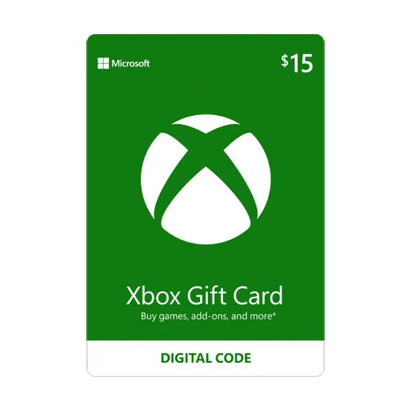 Microsoft XBOX Live Cards XBOX Live Gift Card GCC XBOX Live Gift Card - 15 USD