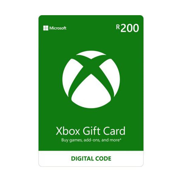 Microsoft XBOX Live Cards XBOX Live Gift Card Microsoft GC-XBOX 200 ZAR ESD Indirect ZA