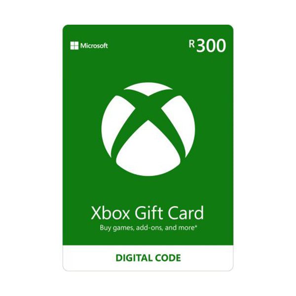 Microsoft XBOX Live Cards XBOX Live Gift Card Microsoft GC-XBOX 300 ZAR ESD Indirect ZA