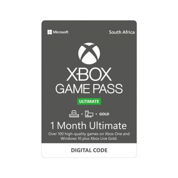 Microsoft XBOX Live Cards XBOX Game Pass Ultimate Microsoft XBOX Game Pass Ultimate 1 Month ESD ZA