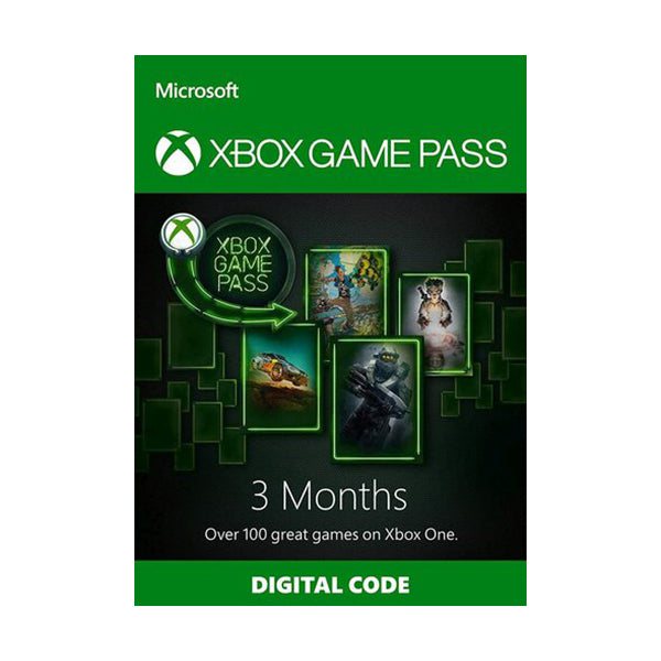 Microsoft XBOX Live Cards XBOX Game Pass USA XBOX Game Pass 3 Months