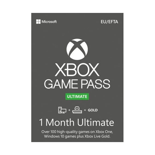 Microsoft XBOX Live Cards XBOX Game Pass Ultimate USA XBOX Game Pass Ultimate 1 Month