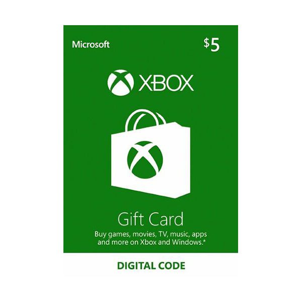 Microsoft XBOX Live Cards XBOX Live Gift Card USA XBOX Live Gift Card - 5 USD