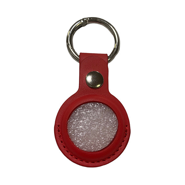 Mobileleb Apple AirTag Accessories Red Apple AirTag Secure Holder with Key Ring