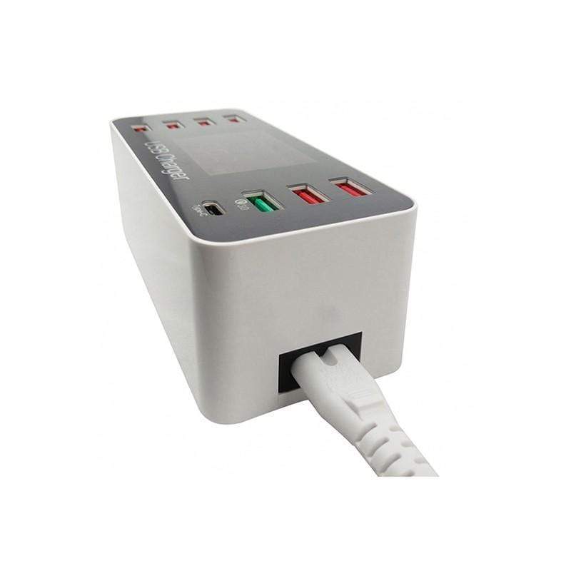 USB Smart Charging Station, 8 Ports + Type-C