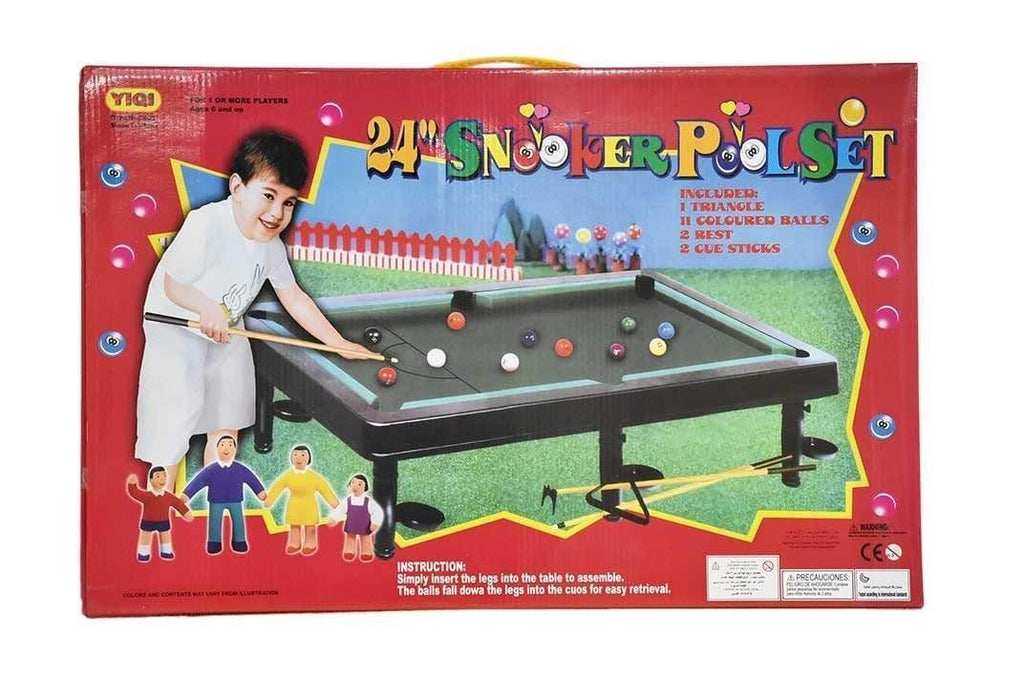 24" Snooker Pool Set - Ages: 6+