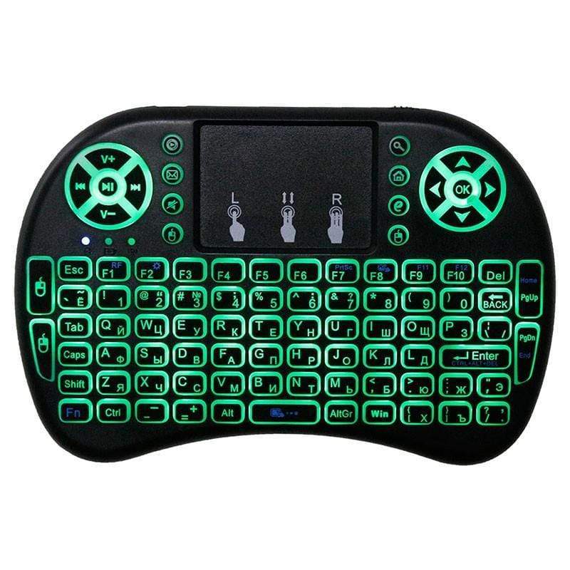Mobileleb.com Keyboards & Mice i8 Mini Wireless Keyboard Backlit Remote Control Fly Air Mouse Touchpad Handheld 2.4GHz Android TV Box,Notebook & Smart Phones