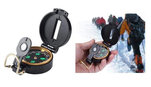 Portable Plastic American Outdoor Camping Compass Tool