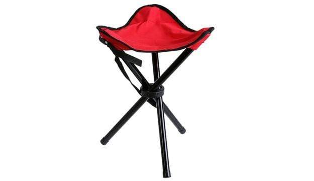 Tripod Portable Folding Camping Chair - Seat Height 45 cm