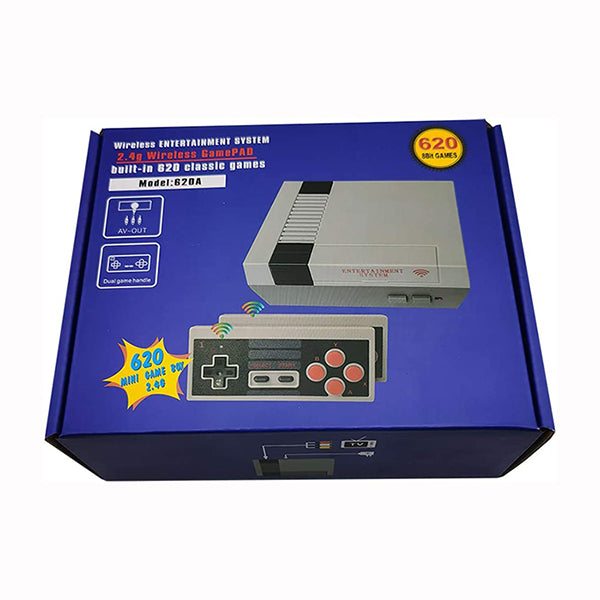 Mini Vídeo Game Console Retro 620 Jogos E 2 Controles - Limão Distribuidora