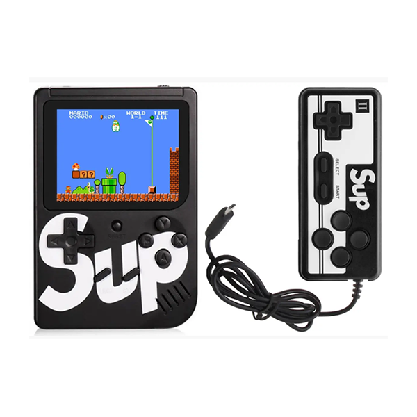 Mobileleb Retro Gaming Console Black / Brand New / 1 Year SUP Retro Game Box Console Handheld Classical Video Game with Remote Control Colorful LCD Screen with TV Output USB Rechargeable Portable Gaming Console Classic Games for Kids 400 Games