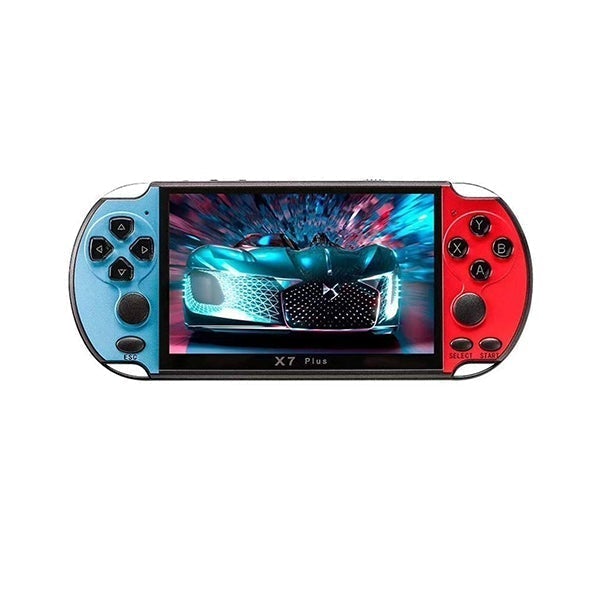 Mobileleb Retro Gaming Console Brand New / 1 Year X7 PLUS Handheld Game Console 5.1-inch Dual Joystick Game Console 8GB Built-in 1000 Games Support 32/64/128-bit Video Game Console