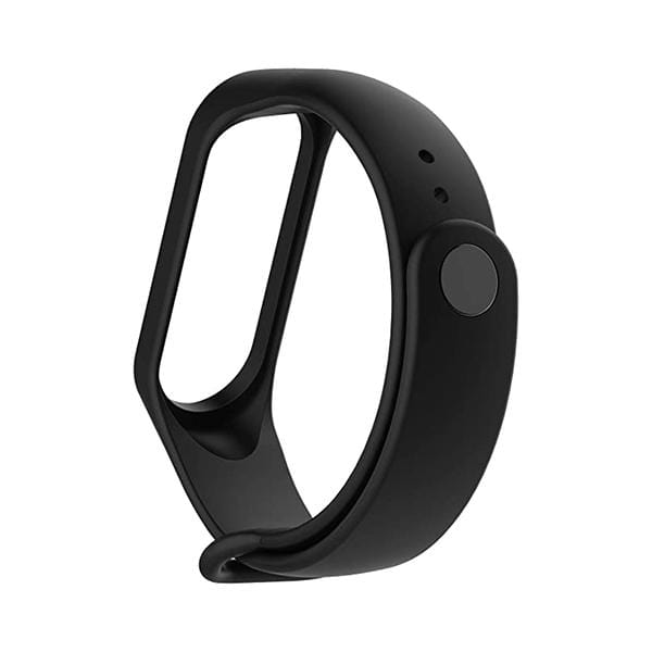 Mobileleb.com Smartwatch & Smart Band Accessories Black Bracelet For Xiaomi Mi Band 4 and Band 3, Strap Replacement Waterproof Double Color Double-Breasted Silicone Sport Band
