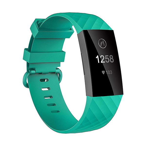 Mobileleb.com Smartwatch & Smart Band Accessories Teal / Small Waterproof Band for Fitbit Charge 3, Charge 3 SE & Charge 4, Replacement Wristbands for Women & Men
