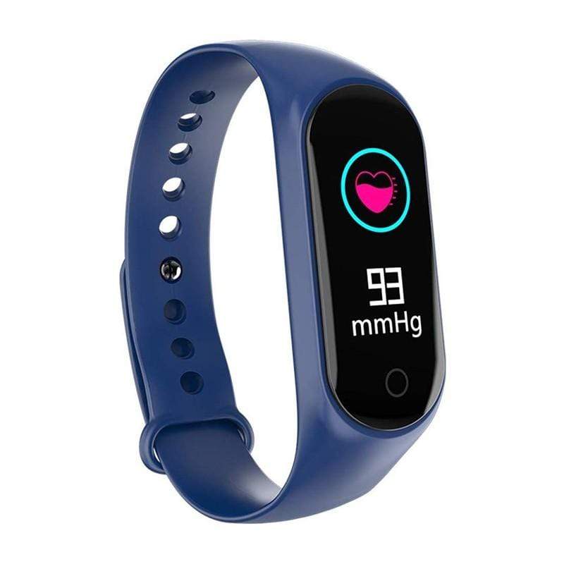 M4 Smart Bracelet, Color Screen Fitness Tracker Blood Pressure Heart Rate Monitor Sleep Monitor Step Counter Pedometer Watch