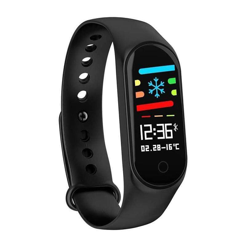 M4 Smart Bracelet, Color Screen Fitness Tracker Blood Pressure Heart Rate Monitor Sleep Monitor Step Counter Pedometer Watch