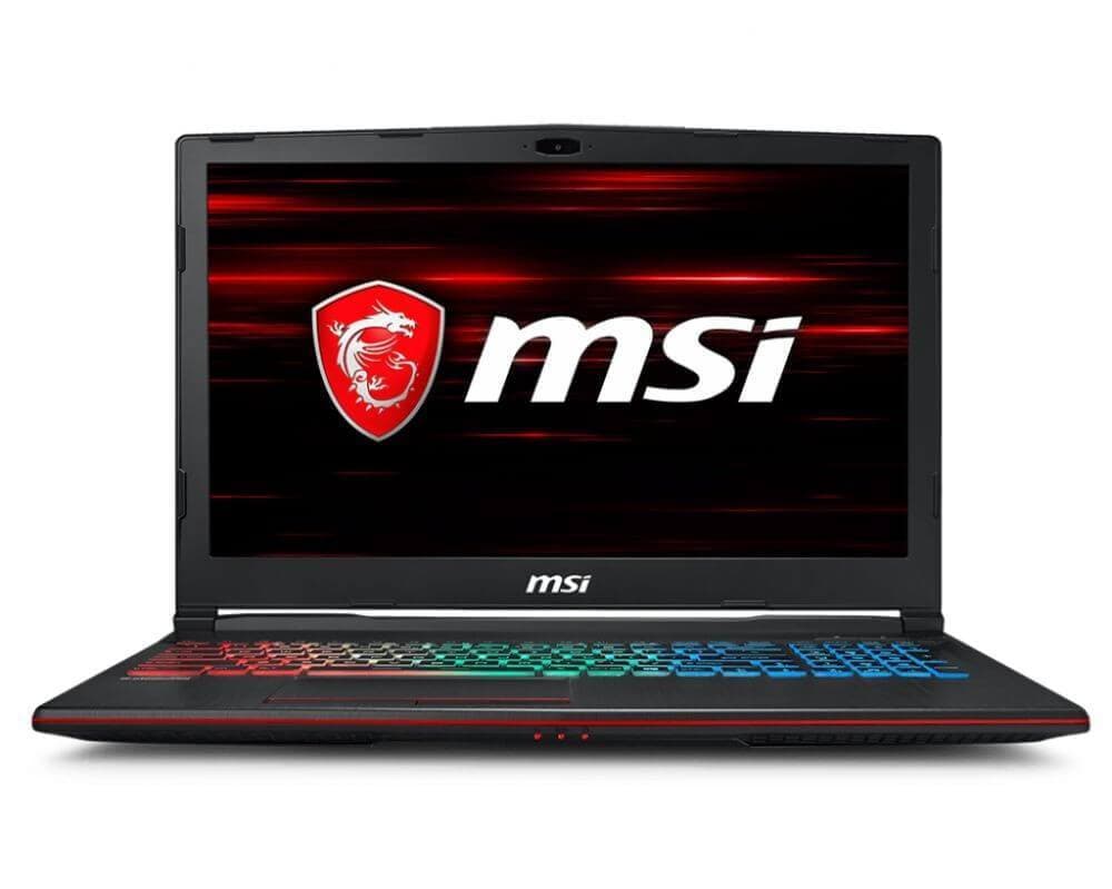 MSI GP63 8RE Leopard Gaming Laptop 15.6" IPS FHD 120Hz -Intel i7 8th Gen - 8GB Ram - 1TB HDD + 128GB SSD - GTX1070 8GB - Win 10
