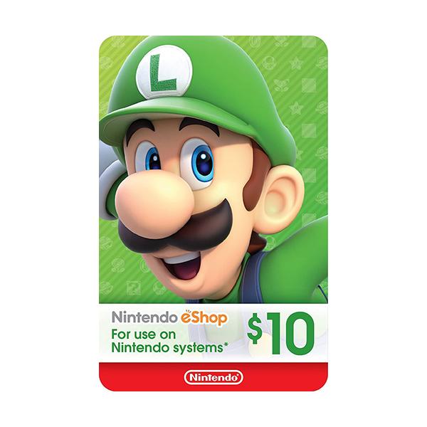 Nintendo Gift Cards USA Nintendo eShop Gift Card - 10 USD Topup Card