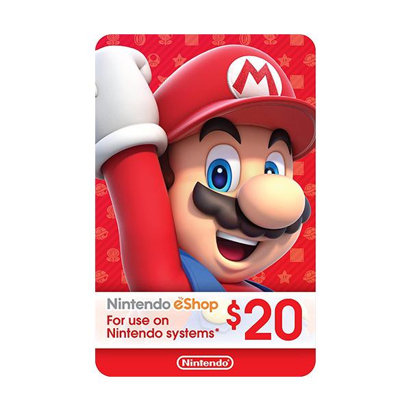 Nintendo Gift Cards USA Nintendo eShop Gift Card - 20 USD Topup Card