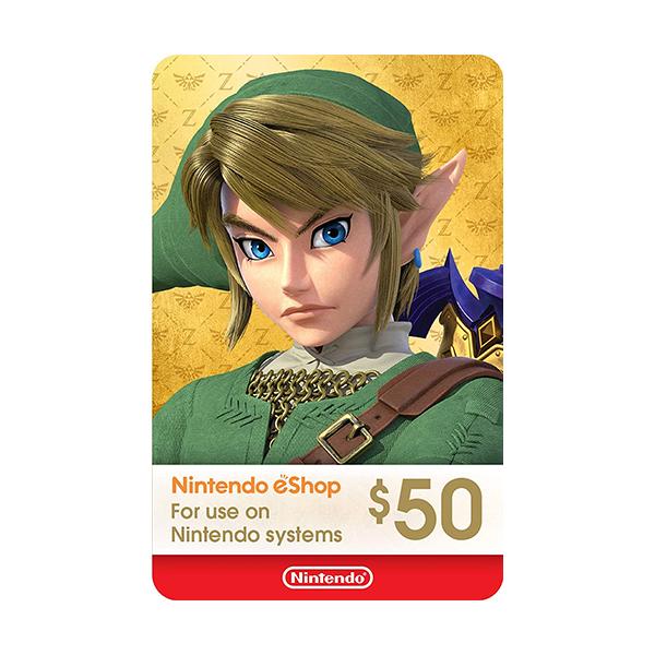 Nintendo Gift Cards USA Nintendo eShop Gift Card - 50 USD Topup Card
