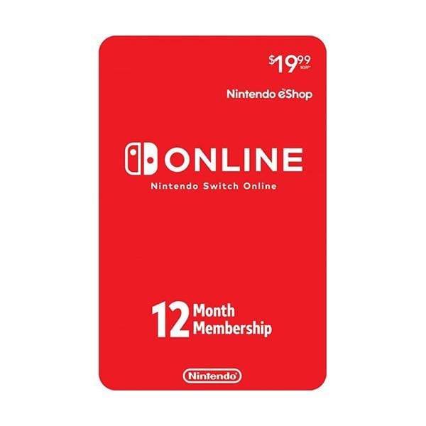 Nintendo Nintendo Membership USA Nintendo Switch Online 12-Month Individual Membership Card