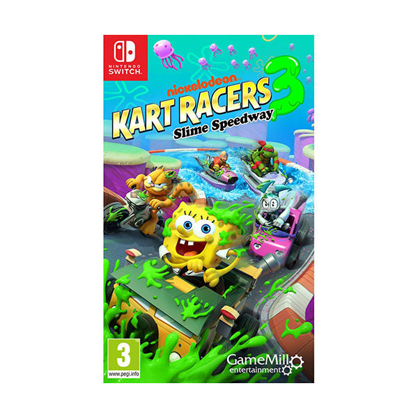 Nintendo Switch DVD Game Brand New Nickelodeon Kart Racers 3: Slime Speedway - Nintendo Switch