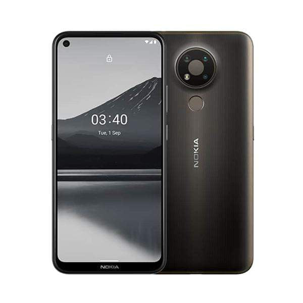 Nokia Mobile Phone Charcoal / Brand New / 1 Year Nokia 3.4, 3GB/64GB, 6.39″ IPS LCD Display, Octa-core, Triple Real Camera 13MP + 5MP + 2MP, Selphie Cam 8MP