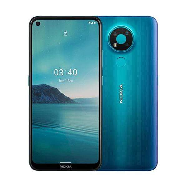 Nokia Mobile Phone Fjord / Brand New / 1 Year Nokia 3.4, 3GB/64GB, 6.39″ IPS LCD Display, Octa-core, Triple Real Camera 13MP + 5MP + 2MP, Selphie Cam 8MP