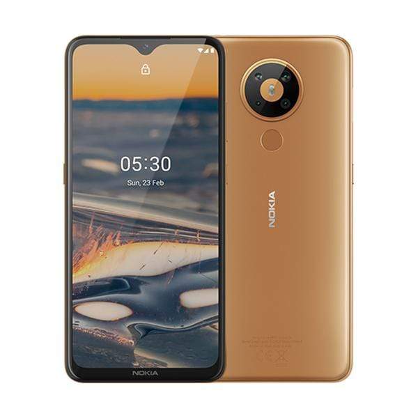 Nokia Mobile Phone Sand / Brand New / 1 Year Nokia 5.3, 6GB/64GB, 6.55″ IPS LCD Display, Octa-core, Quad Rear Camera 13MP + 5MP + 2MP + 2MP, Selphie Cam 8MP