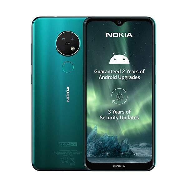 Nokia Mobile Phone Cyan Green / Brand New / 1 Year Nokia 7.2, 6GB/128GB, 6.3″ IPS LCD Display, Octa-core, Triple Rear Cam 48MP + 8MP + 5MP Rear Cam, Selphie Cam 20MP