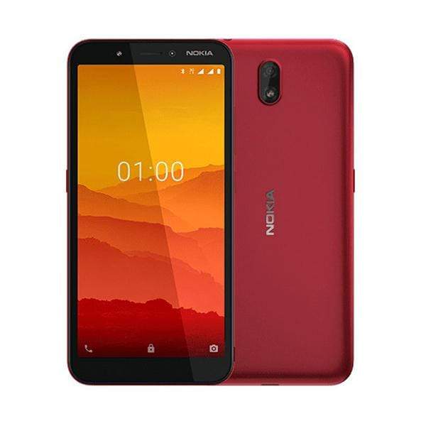 Nokia Mobile Phone Red / Brand New / 1 Year Nokia C1, 1GB/16GB, 5.45″ IPS LCD Display, Quad-core, Rear Camera 5MP, Selphie Cam 5MP