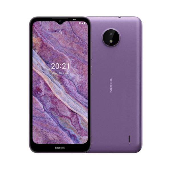 Nokia Mobile Phone Light Purple / Brand New / 1 Year Nokia C10, 1GB/32GB, 6.52″ IPS LCD Display, Quad-core, Single Rear Cam 5MP, Selphie Cam 5MP