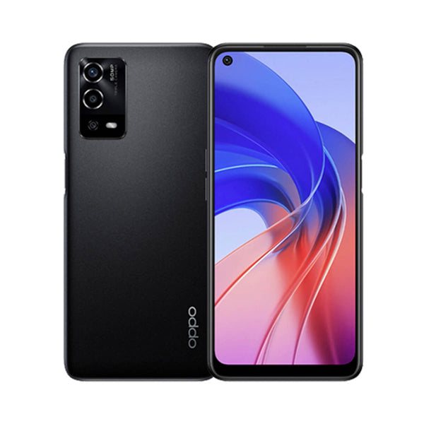 OPPO Mobile Phone Starry Black / Brand New / 1 Year OPPO A55 4GB/128GB, 6.51″ IPS LCD Display, Octa-core, Triple Rear Cam 50MP + 2MP + 2MP, Selfie Cam 16MP, Fingerprint (side-mounted)