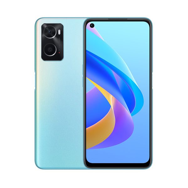 OPPO Mobile Phone Glowing Blue / Brand New / 1 Year OPPO A76 6GB/128GB, 6.56″ IPS LCD 90Hz Display, Octa-core, Dual Rear Cam 13MP + 2MP, Selfie Cam 8MP, Fingerprint (side-mounted)