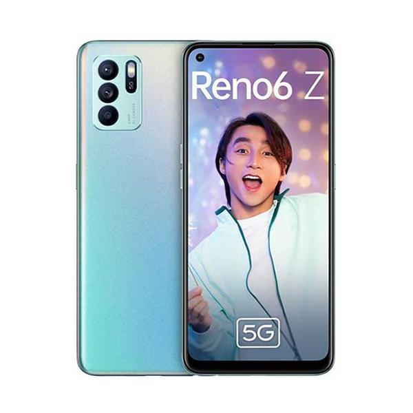 OPPO Mobile Phone Aurora / Brand New / 1 Year Oppo Reno6 Z 5G, 8GB/128GB, 6.4″ AMOLED Display, Octa-core, Triple Rear Cam 64MP + 8MP + 2MP, Selphie Cam 32MP, Fingerprint (under display, optical)