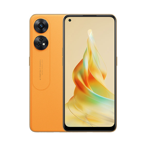 OPPO Mobile Phone Orange Sunset / Brand New / 1 Year Oppo Reno8 T 8GB/256GB