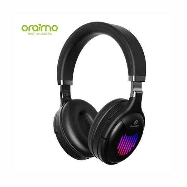 Oraimo Headsets & Earphones Black / Brand New / 1 Year Oraimo BoomPop Over-Ear Bluetooth Wireless Headphone OEB-H89D