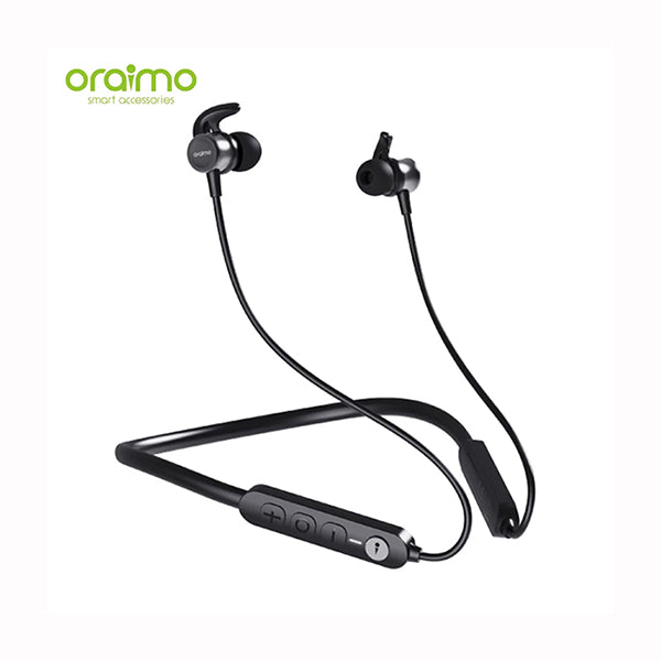 Oraimo Headsets & Earphones Black / Brand New / 1 Year Oraimo Neckless 5C Bluetooth Headphones OEB-E78DN