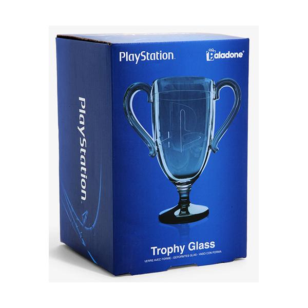 Paladone Game Room Lighting Paladone PlayStation Trophy Shaped Drinking Glass with PlayStation Icons