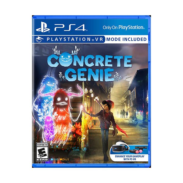 Pixelopus PS4 DVD Game Brand New Concrete Genie VR Game - PS4