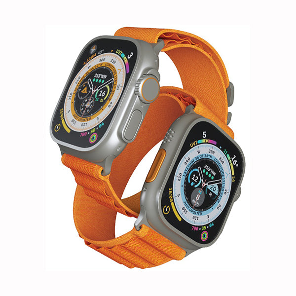 Porodo Smartwatch, Smart Band & Activity Trackers Orange / Brand New Porodo Smart Watch Ultra Titanium 1.86 Inches Wide Screen