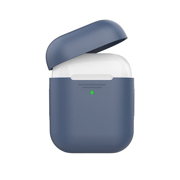 Promate Apple AirPods Accessories Navy / Brand New / 1 Year Promate Aircase Ultra-Slim Scratch Resistant Silicon Case for Airpods