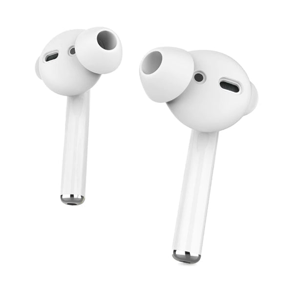 Promate Apple AirPods Accessories White Promate Podskin Anti-Slip Sporty Earbuds For Airpods