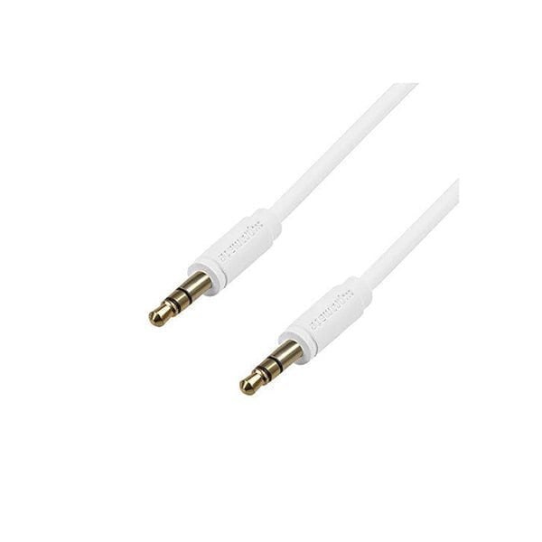 Promate Cables White / Brand New / 1 Year Promate, linkMate-A1 3.5mm flexShield PVC Coated AUX 1.5M Audio Cable