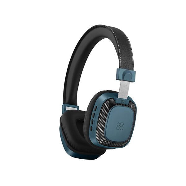 Promate Headsets & Earphones Blue / Brand New / 1 Year Promate, Melody-BT Wireless Headphones, Bluetooth Wireless Wired Headset Over-Ear Stereo Headphone with Microphone, Music Playback Control, Noise Cancellation and LED Light