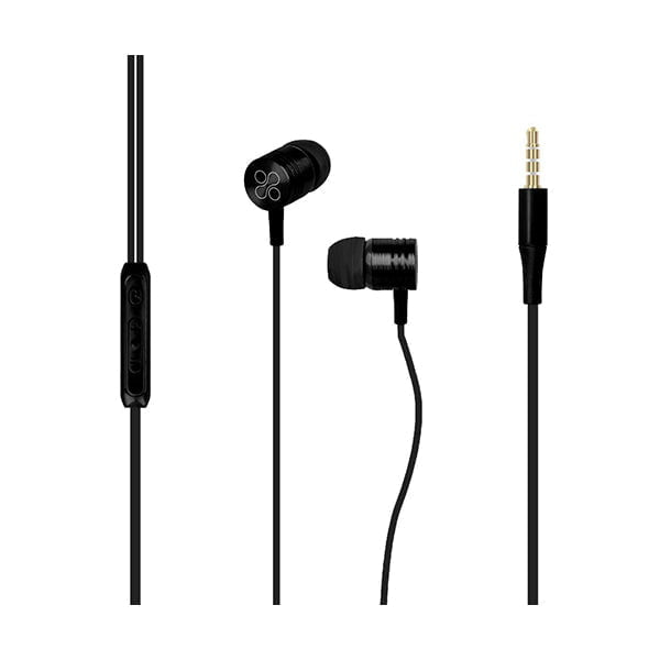 Promate Headsets & Earphones Brand New / 1 Year / Black Promate, Meta Wired Earphones, Metal 3.5mm in-Ear Earphones Stereo Headphones with Crystal Sound, Noise Isolating, Built-in Volume Control and Microphone