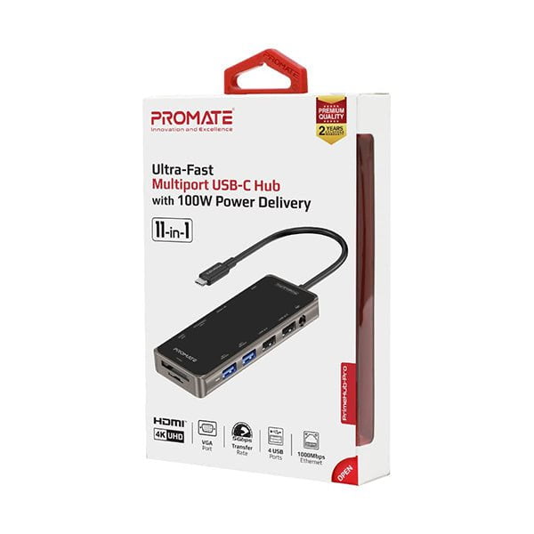 Promate PrimeHub Pro USB C Hub 11 in 1 Multi Port Price In Lebanon ...