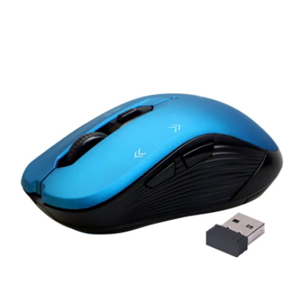 Promate Keyboards & Mice Blue / Brand New / 1 Year Promate Slider Optical Tracking Wireless Ergonomic Mouse
