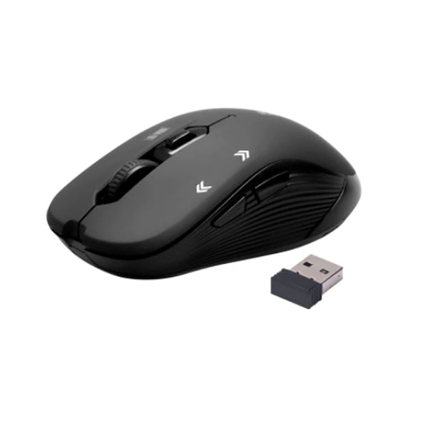 Promate Keyboards & Mice Black / Brand New / 1 Year Promate Slider Optical Tracking Wireless Ergonomic Mouse