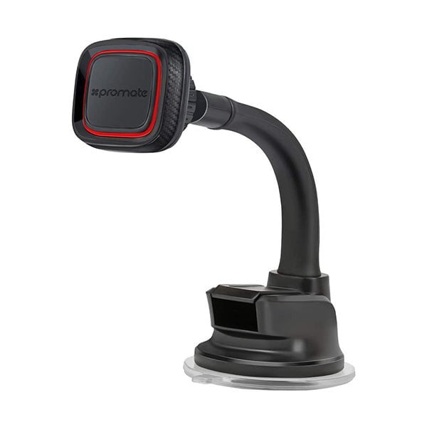 Promate Mobiles Mounts & Stands Maroon / Brand New / 1 Year Promate Magmount 4 360 Degree Rotate Long Arm Universal Magnetic Car Mount